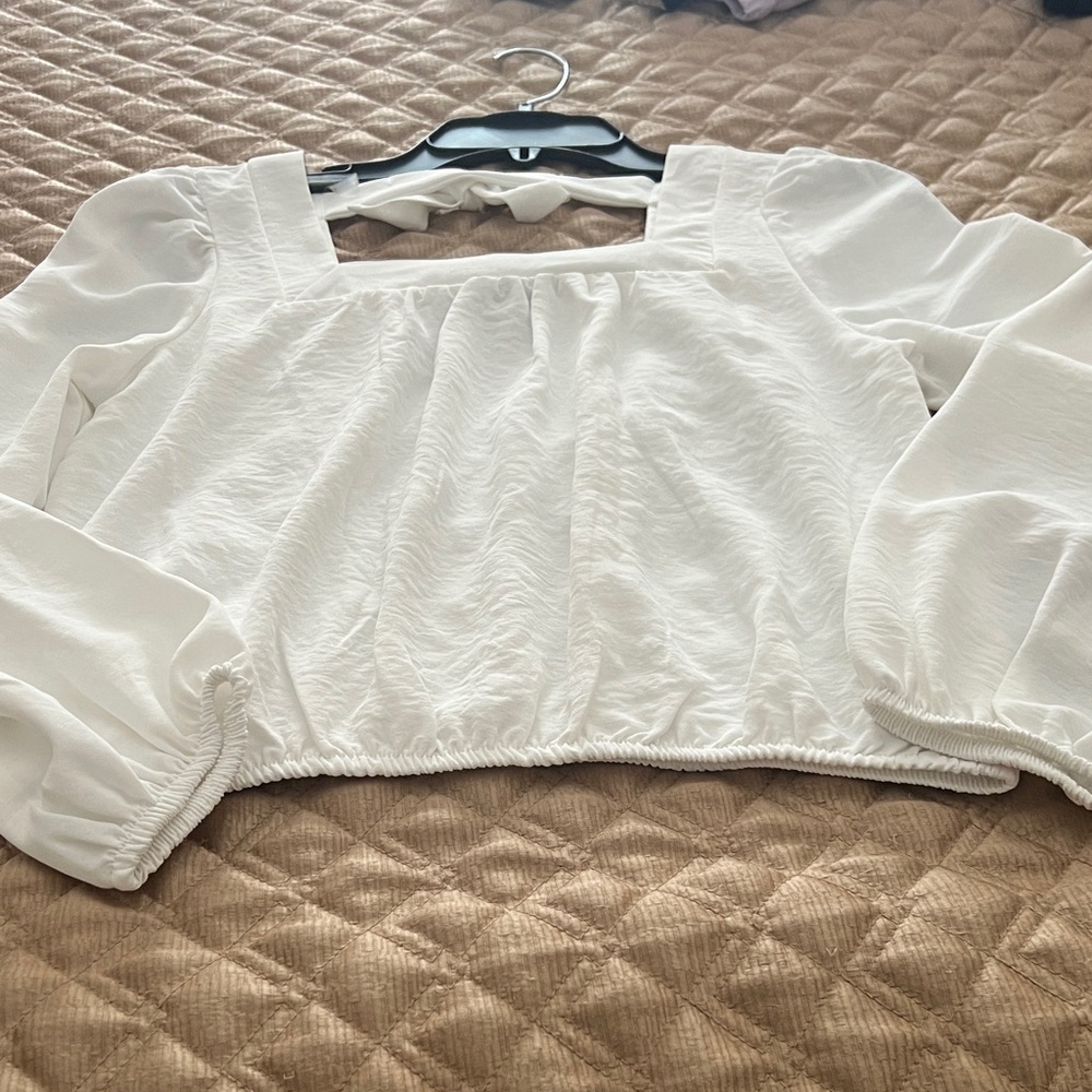 Elegant Ivory Kids Blouse